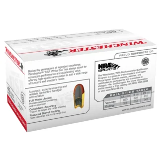 Winchester USA .40 S&W 165gr FMJ-FN