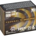 Federal HST 9mm +P 124 Grain JHP (P9HST3S) 