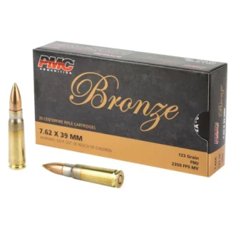 PMC Bronze 7.62x39 123gr FMJ, 7.62x39 (PMC 7.62A)