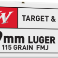 Winchester USA White Box 9mm 115gr FMJ