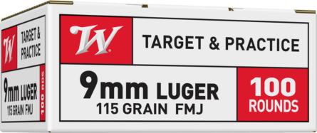 Winchester USA White Box 9mm 115gr FMJ
