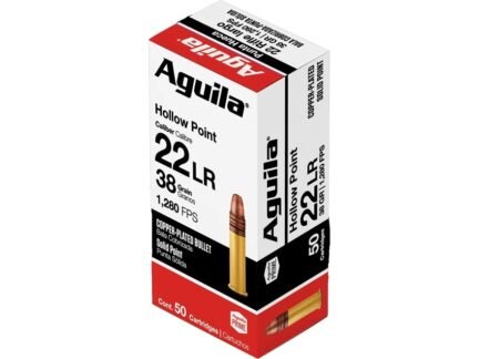 Aguila Super Extra Hollow Point 22LR 38 Grain – 2,000 Round Case