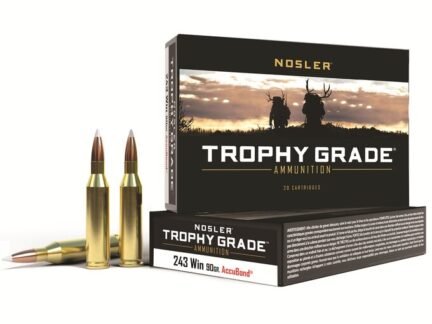 Nosler AccuBond 243 90 Grain Trophy Grade – 20 Rounds