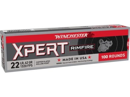 Winchester Xpert 22LR 42 Grain Plated Hollow Point – 100 Rounds
