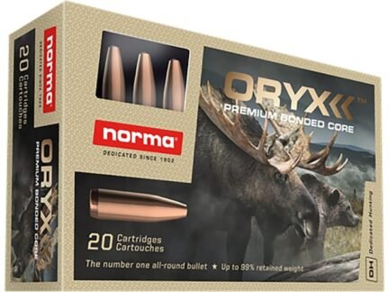 Norma Oryx 30-06 180 Grain Bonded Soft Point – 20 Rounds