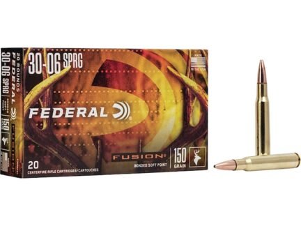 Federal Fusion 30-06 150 Grain Bonded Round Nose – 20 Rounds