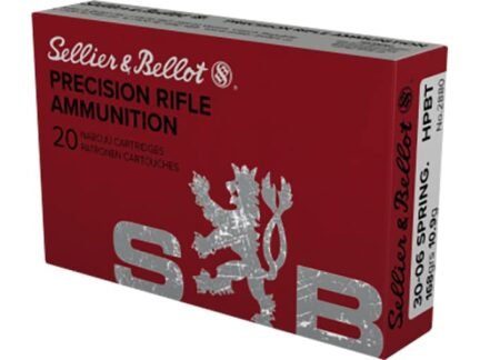 Sellier and Bellot Match 30-06 168 Grain HP – 20 Rounds