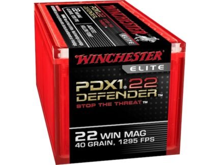 Winchester PDX1 22 WMR 40 Grain Bonded JHP Defender – 50 Rounds