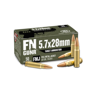 FN SS201 5.7x28 40 Grain FMJ GUNR – 50 Rounds