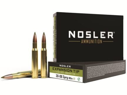 Nosler E-Tip 30-06 180 Grain Lead-Free – 20 Rounds