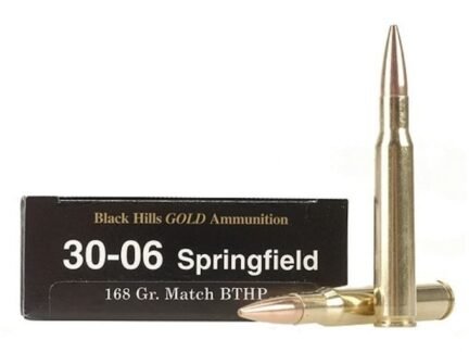 Black Hills Gold 30-06 168 Grain Hornady Match – 20 Rounds