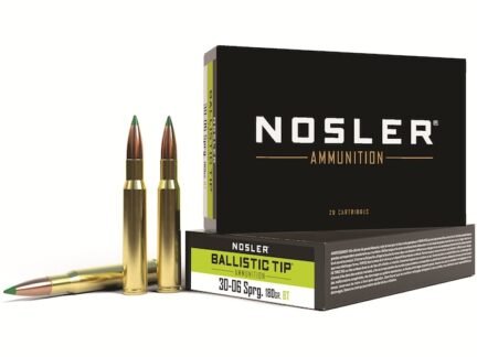 Nosler Ballistic Tip 30-06 180 Grain – 20 Rounds