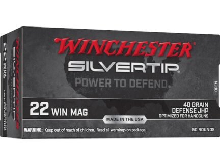 Winchester Silvertip 22 WMR 40 Grain JHP Defense – 50 Rounds