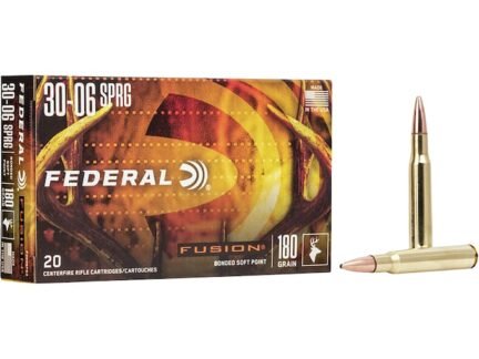 Federal Fusion 30-06 180 Grain Bonded Round Nose – 20 Rounds