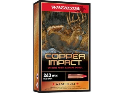 Winchester Copper Impact 243 85 Grain Lead-Free – 20 Rounds