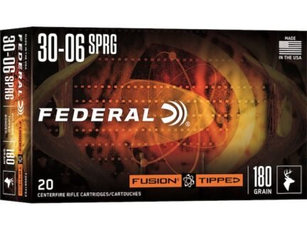 Federal Fusion Tipped 30-06 180 Grain Bonded Polymer Tip – 20 Rounds