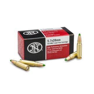 SS198LF FN 5.7x28 27 Grain Lead-Free HP – 2,000 Round Case