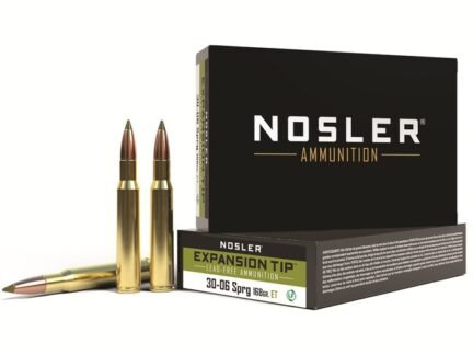 Nosler E-Tip 30-06 168 Grain Lead-Free – 20 Rounds