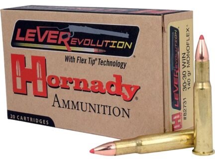 Hornady MonoFlex 30-30 140 Grain LEVERevolution – 20 Rounds