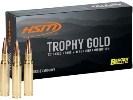 HSM Trophy Gold 30-06 168 Grain Berger VLD – 20 Rounds
