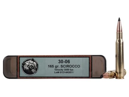 Grizzly Trophy Grade 30-06 165 Grain Scirocco II – 20 Rounds