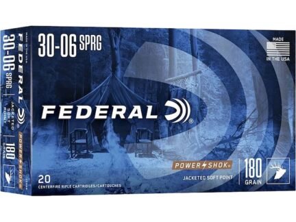 Federal Power-Shok 30-06 180 Grain Soft Point – 20 Rounds