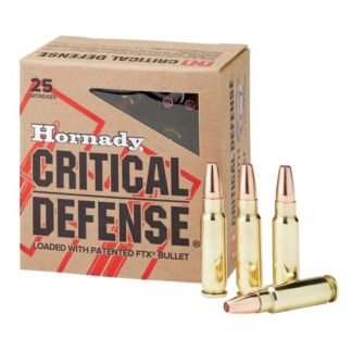 Hornady Critical Defense 5.7x28 40 Grain FTX – 25 Rounds
