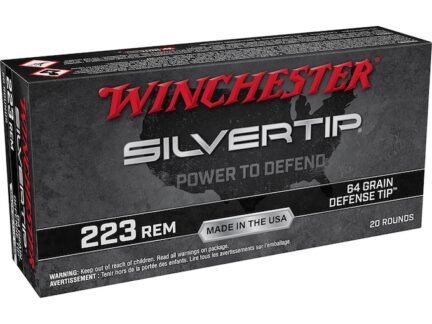 Winchester Silvertip 223 64 Grain Defense Tip – 20 Rounds