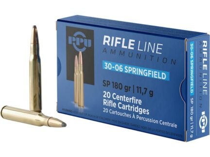 PPU 30-06 180 Grain Soft Point – 20 Rounds