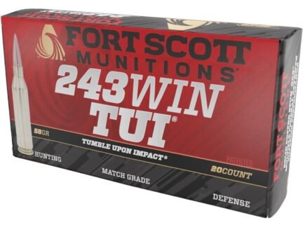 Fort Scott TUI 243 58 Grain Solid Copper – 20 Rounds
