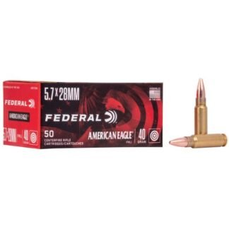AE5728A American Eagle 5.7x28 40 Grain FMJ – 50 Rounds